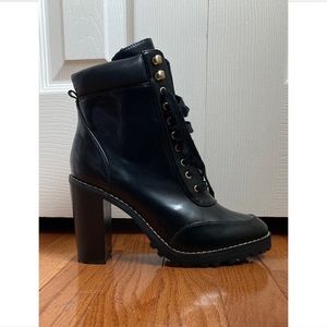H&M Lace-Up Black Boots